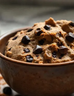 Pâte à cookie cru aux pépites de chocolat
