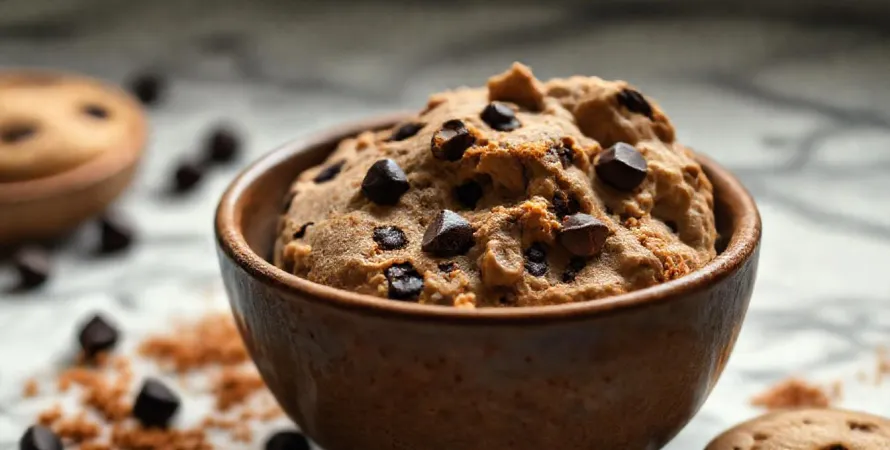 Pâte à cookie cru aux pépites de chocolat