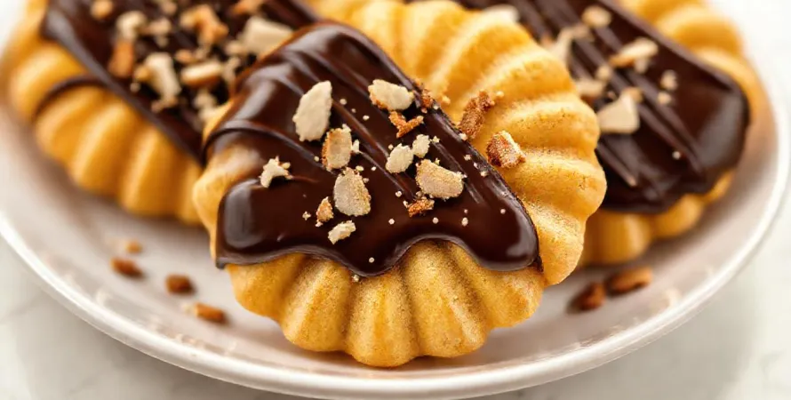 Sablés viennois au chocolat noir et amandes