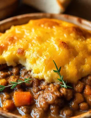 Cottage pie traditionnel au cheddar