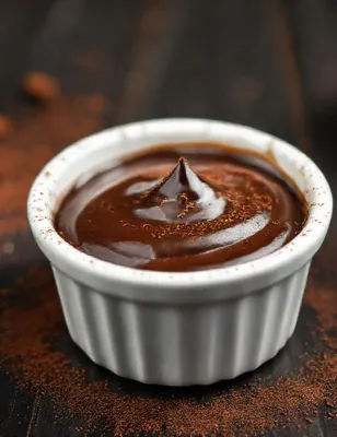 Crème dessert au chocolat et cacao