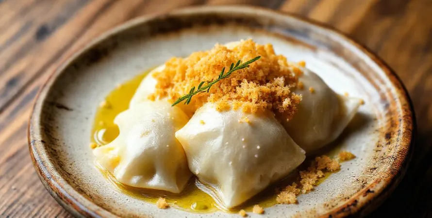 Gnocchis polonais au fromage blanc