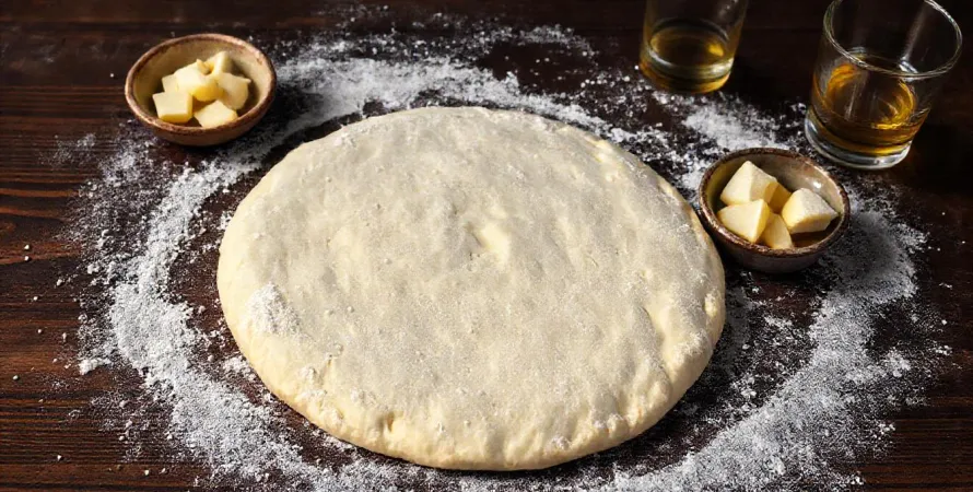 Pâte brisée rustique au saindoux et vinaigre