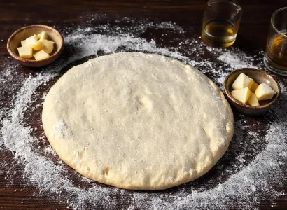Pâte brisée rustique au saindoux et vinaigre