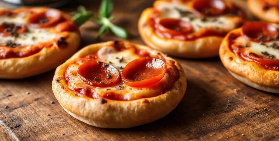 Mini-pizzas moelleuses au pepperoni