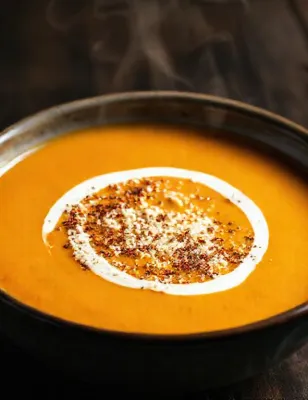 Velouté de courge butternut au parmesan