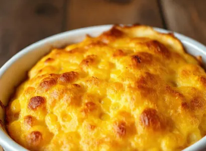 Gratin fondant de maïs doux