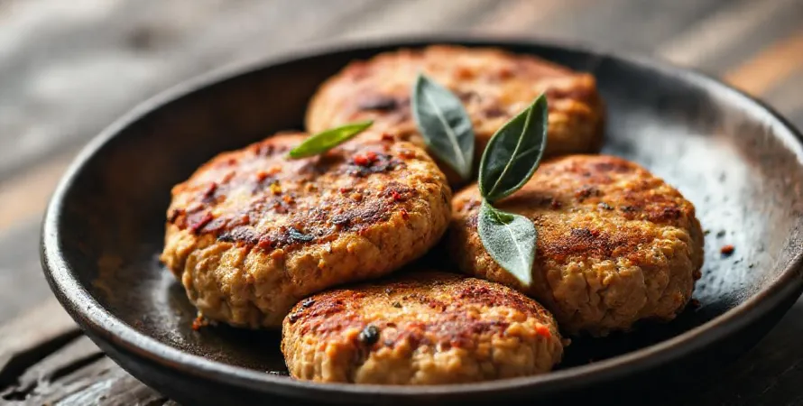 Galettes de dinde hachée à la sauge et au paprika