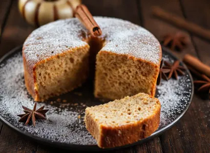 Gâteau moelleux aux épices douces