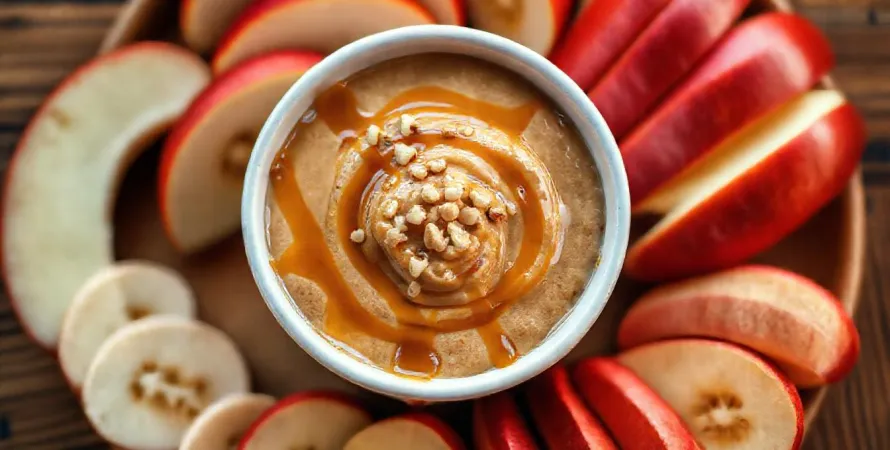 Trempette crémeuse à la cacahuète et saveur caramel