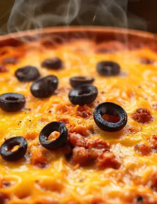 Gratin de spaghettis au bœuf façon texane