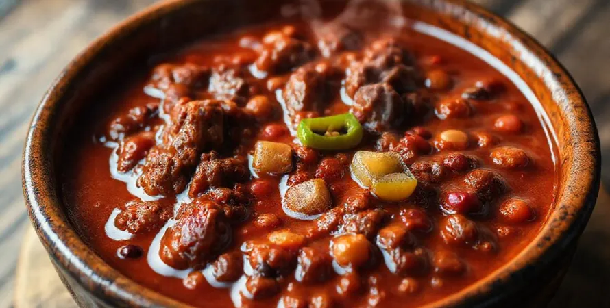 Chili au bœuf et haricots rouges pour deux personnes