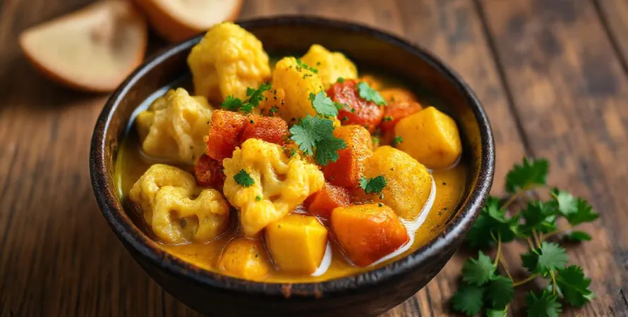 Curry de chou-fleur et pommes de terre