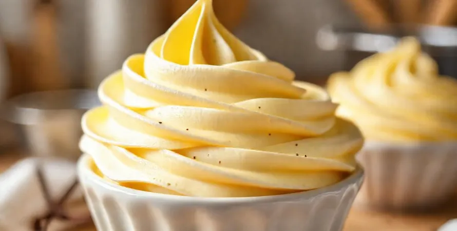 Crème au beurre aux œufs au bain-marie