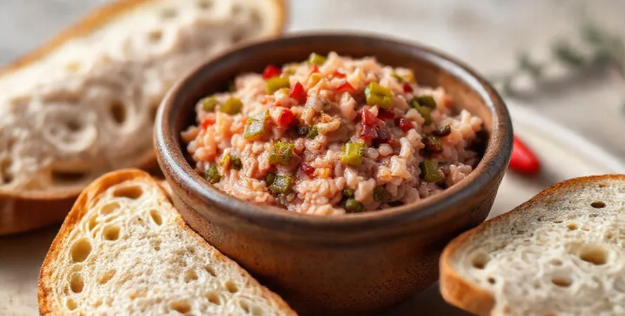 Tartinade de jambon aux condiments
