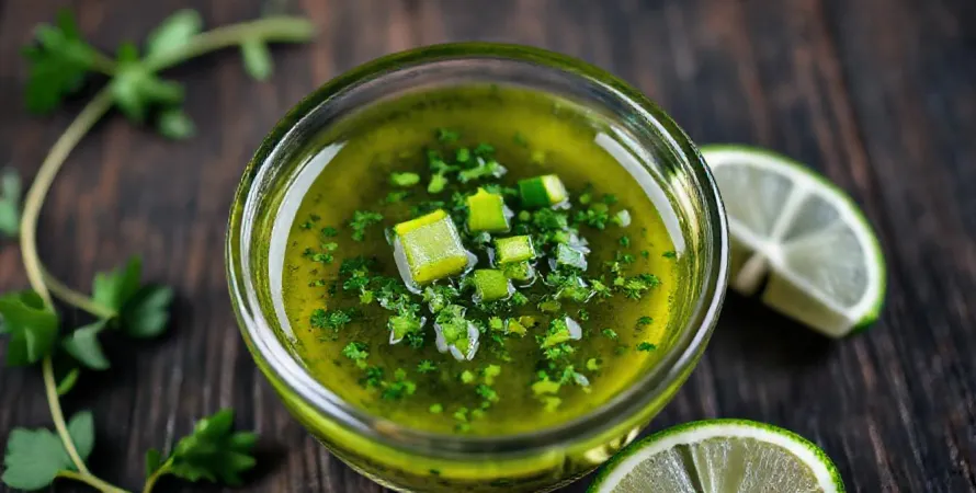 Sauce chimichurri au citron vert et piment jalapeño