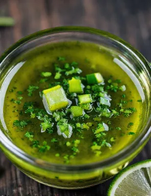 Sauce chimichurri au citron vert et piment jalapeño