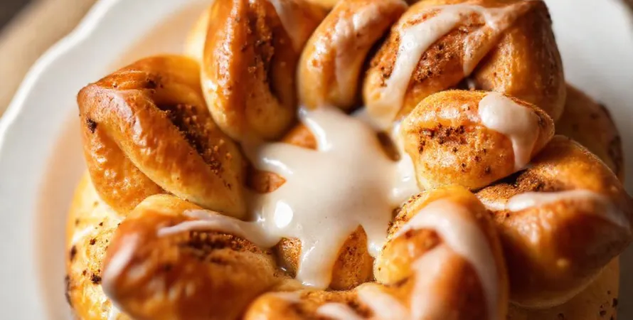 Brioche fleur à la cannelle