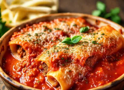Cannellonis farcis à la viande de bœuf