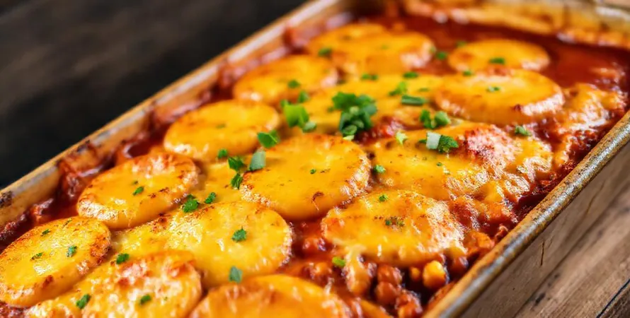 Gratin de bœuf Tex-Mex aux pommes noisettes