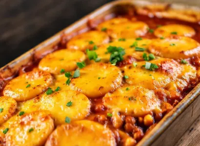 Gratin de bœuf Tex-Mex aux pommes noisettes