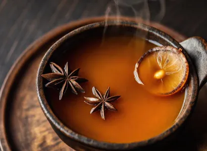 Bouillon végétarien aux épices douces