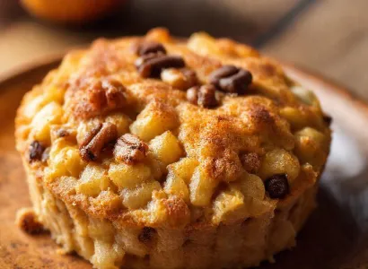 Kugel de pain azyme aux pommes et noix