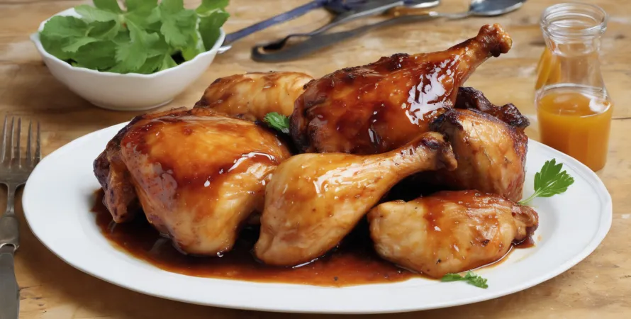 Poulet au barbecue marmelade