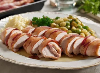 Roulades de poulet au bacon