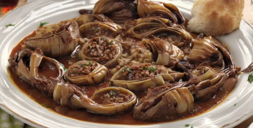 Dinde rôtie à la sauce aux oignons
