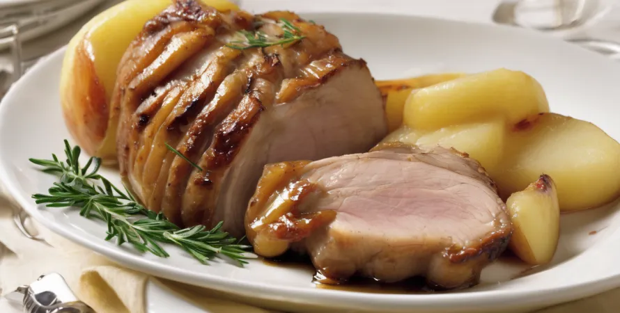 Côtes de porc au beurre de pomme