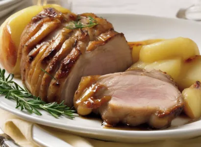 Côtes de porc au beurre de pomme