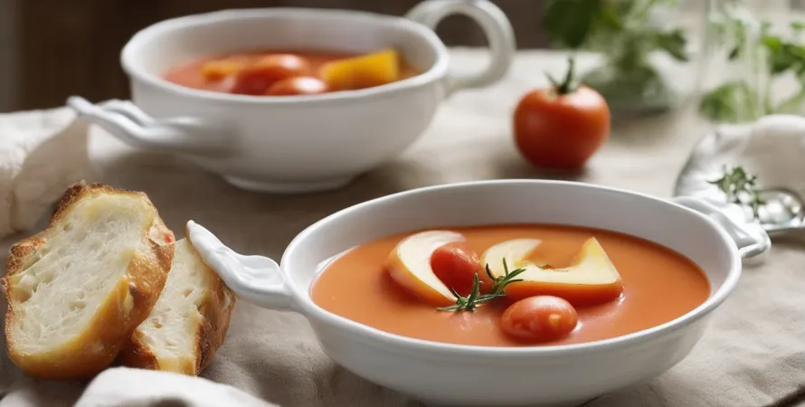 Potage aux Tomates et Pommes de Terre