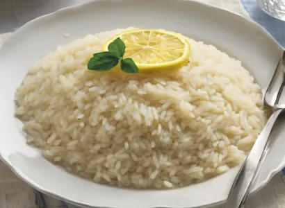 Crème de riz au citron