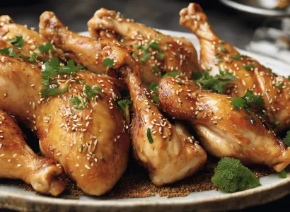 Ailes de poulet au sesame