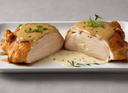 Gâteaux de poulet avec sauce rémoulade