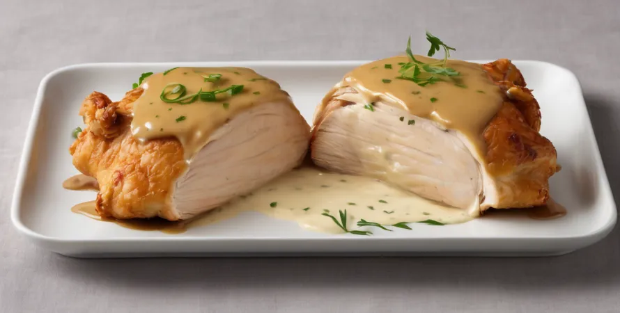 Gâteaux de poulet avec sauce rémoulade