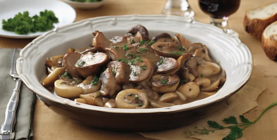 Côtes de porc au sauce aux champignons