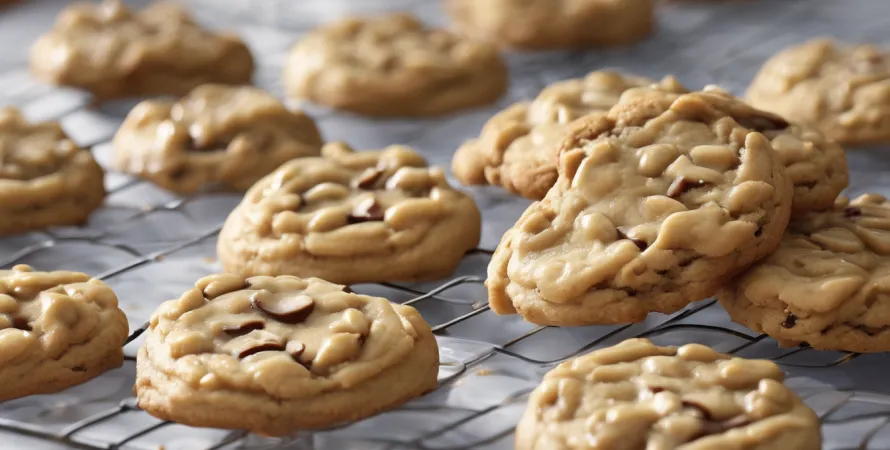 Cookies au beurre de cacahuètes réduit en graisse