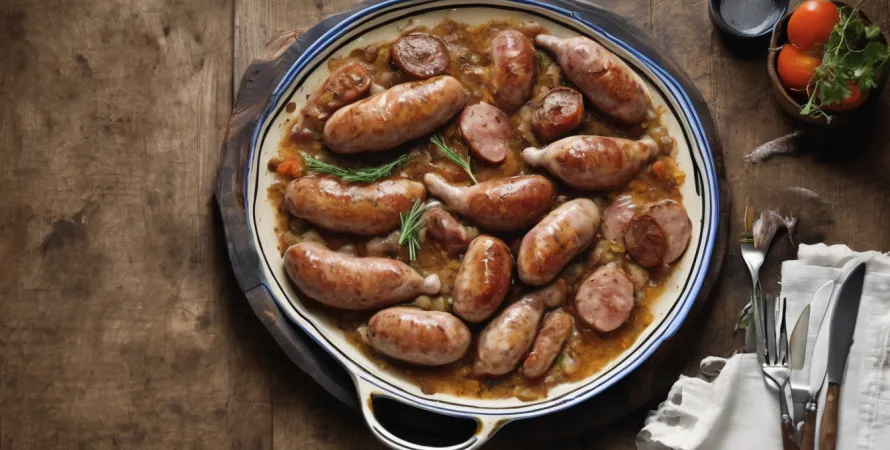 Saucisses de dinde au poulet
