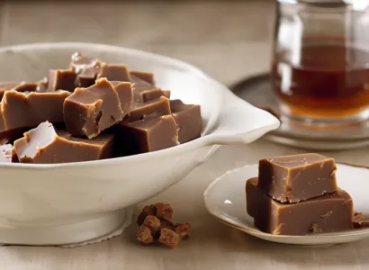Fudge aux noix de petit cerf et sirop d'érable