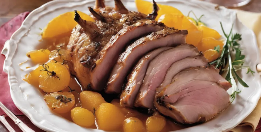 Côtes de porc aux agrumes