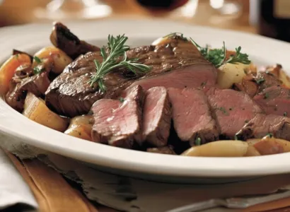 Saute de boeuf et oignon