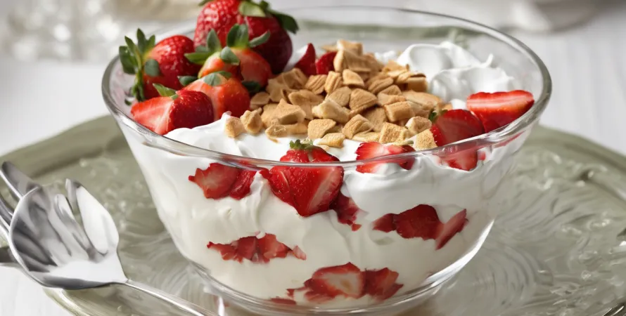 Parfait aux fraises
