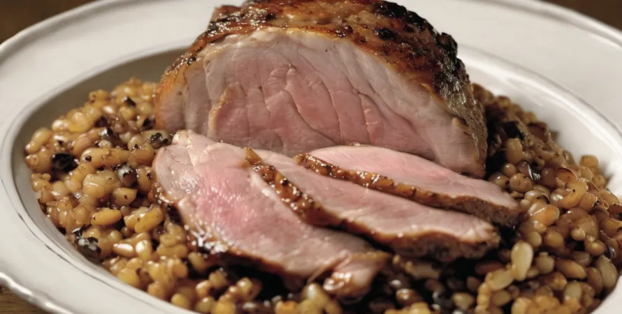 Côte de porc au grain