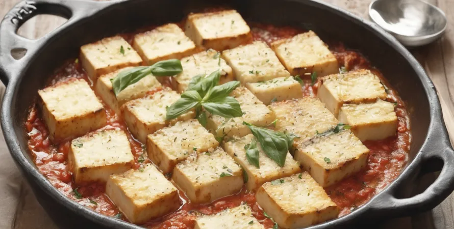 Tofu au parmesan