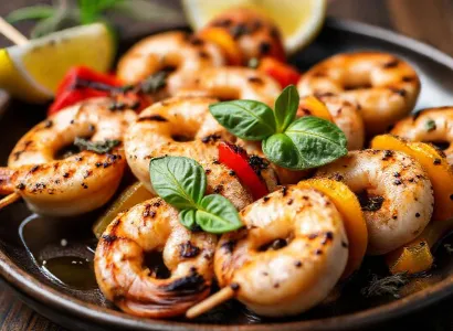 Crevettes italiennes grillées