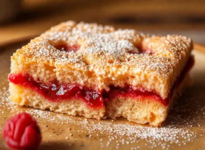 Biscuit autrichien aux framboises