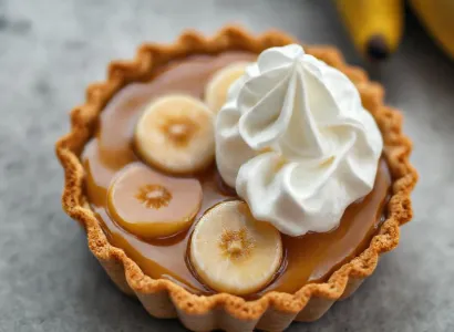 Tarte aux Bananes et à la Dulce de Leche