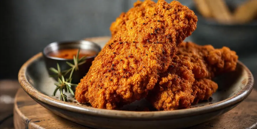 Poulet frit épicé